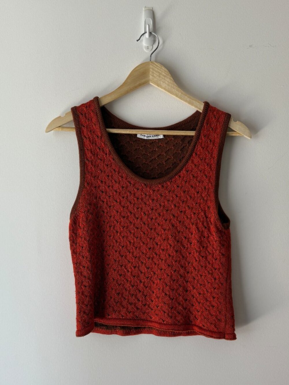 Carlota Cahis Knit Tank, Size Small